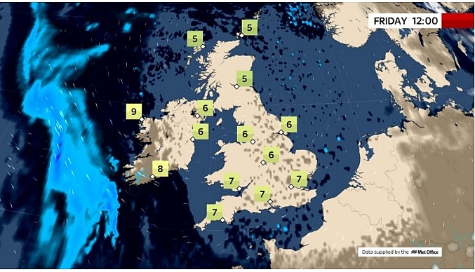 UK and europe daily weather forecast latest, march 5: freezing temperature warnings in britain after weeks of warm weather
